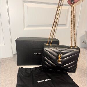 Saint Laurent
Loulou Small YSL Shoulder Bag in Quilted Leather